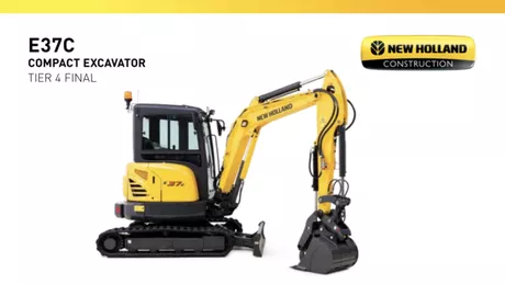 E37C Mini Excavator Specifications