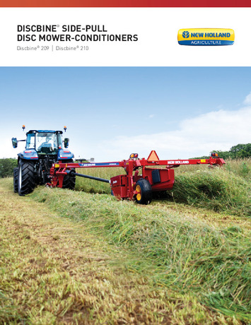 Discbine® 209/210 Side-Pull Disc Mower-Conditioners - Brochure