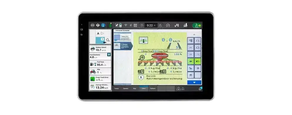 Pro 1200 operating screen front view