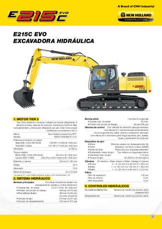 Folleto Técnico - E215C EVO - Brasil