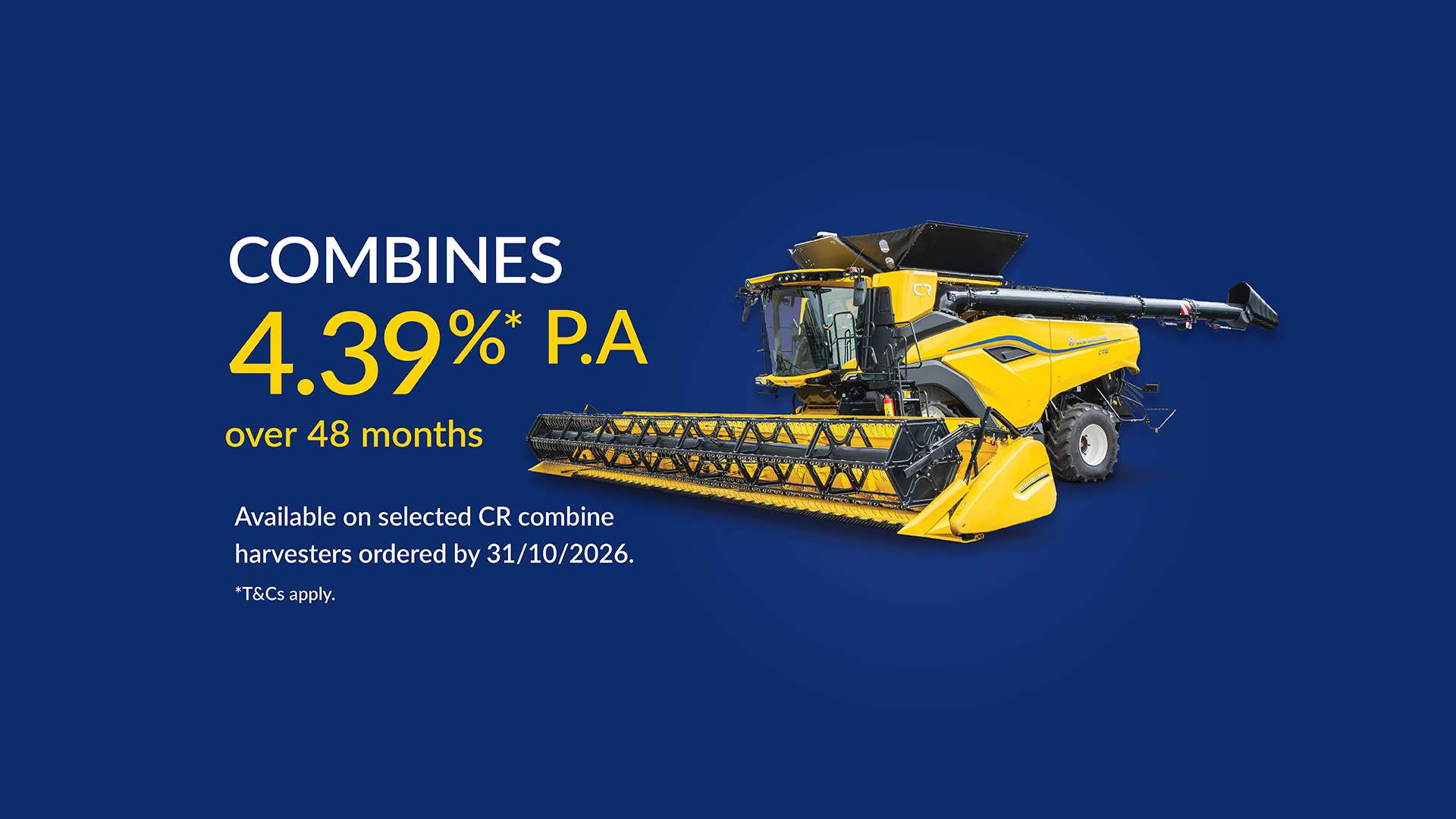 New Holland Australia limited time finance offer, available now