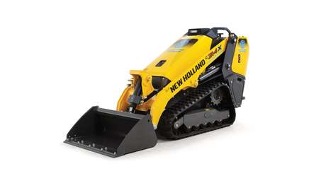 Mini track loader diagonal profile.