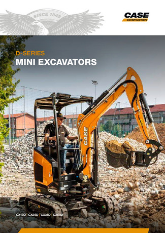 D-Series Mini-Excavators