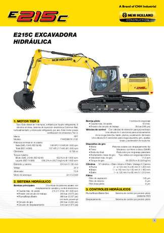 Folleto Técnico - E215C EVO - India