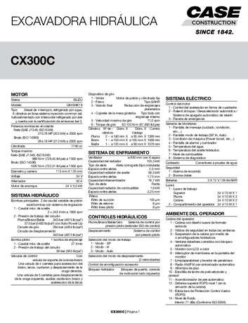 Encarte - CX300C