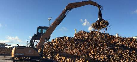 La empresa forestal portuguesa floponor destaca el buen funcionamiento de la excavadora CASE
