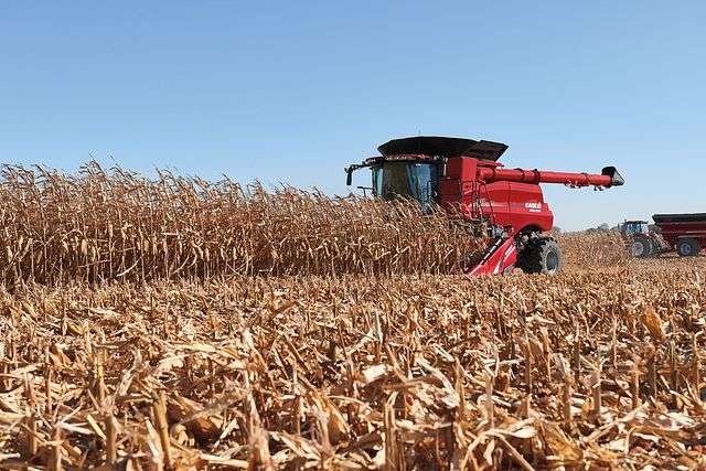 Axial-flow 9250 with 4416N corn head