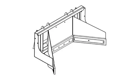 New Holland Construction Manure Scaper.