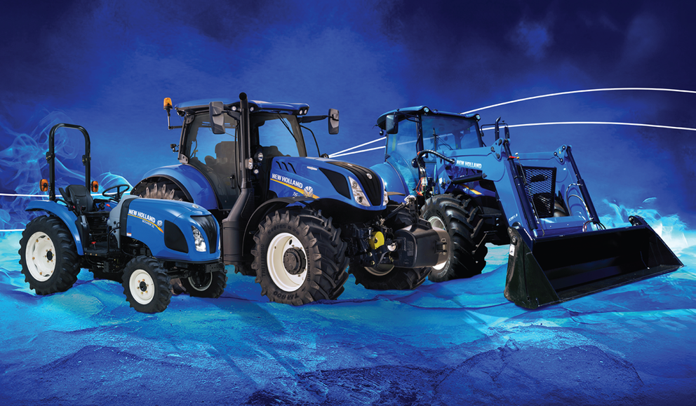 New Holland winter sale tractor range including Boomer Series, TS5 and T6 tractors