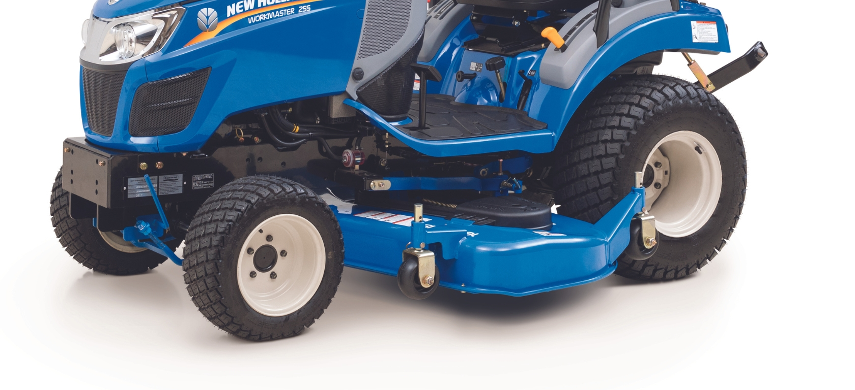 New Holland mid-mount finish mower attachment