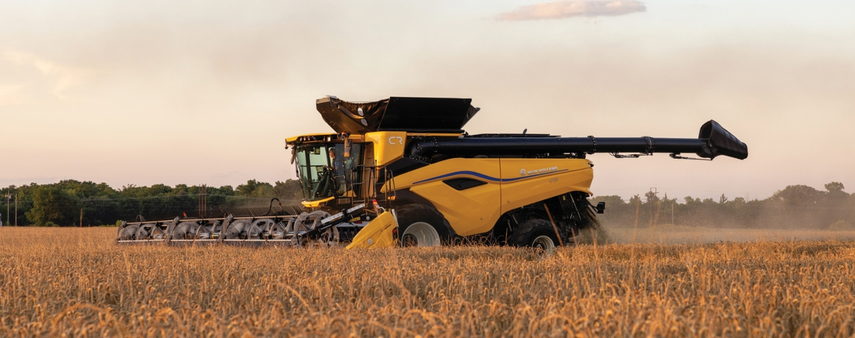 Next Generation CR Series combine in the field