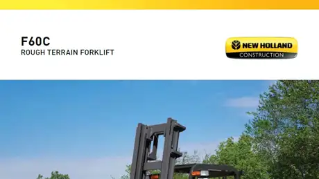 F60C Rough Terrain Forklift - Specifications