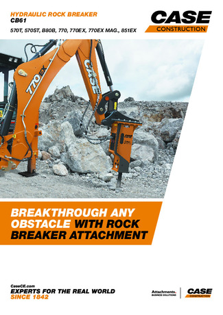 Hydraulic Rock Breaker Attachments CASE
