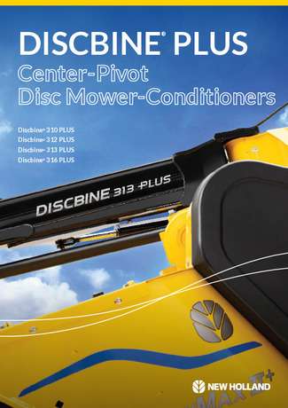 New Holland Discbine Center-Pivot Mower Conditioner Brochure