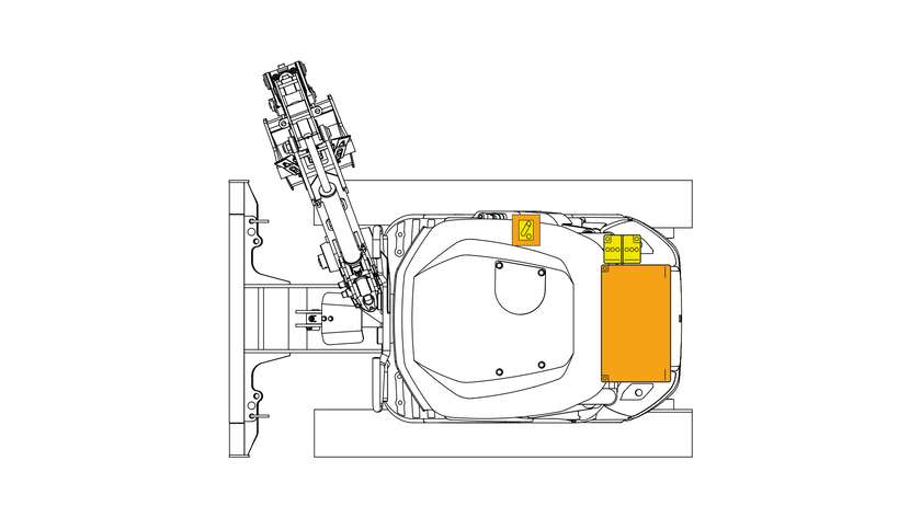 CASE CX15EV Electric Vehicle Materiali di sicurezza