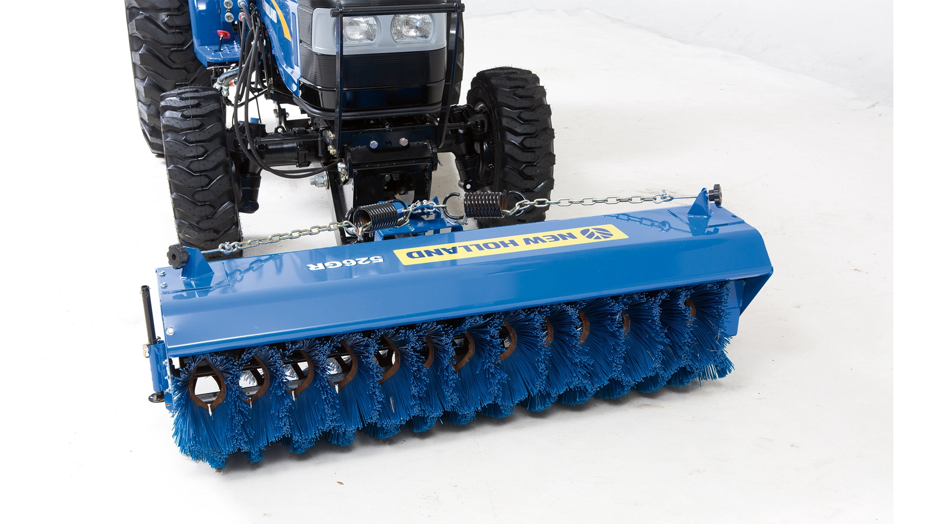 Rotary broom for online lawn tractor