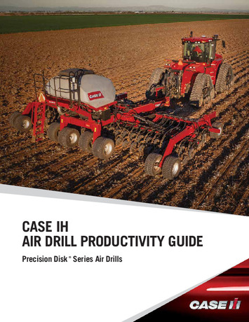 Case IH Air Drill Productivity Guide