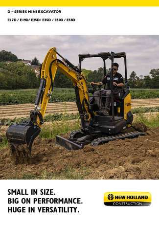 Compact Excavators D-Series - Brochure