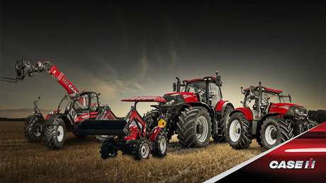 Case IH special offer tile for Geared UP featuring Case IH tractors and telehandler