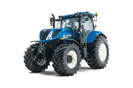 New Holland T7.270 tractor studio shoot with Tier 3 emission regulations