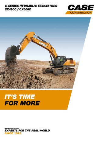 Crawler Excavators - CX490C/ CX500C