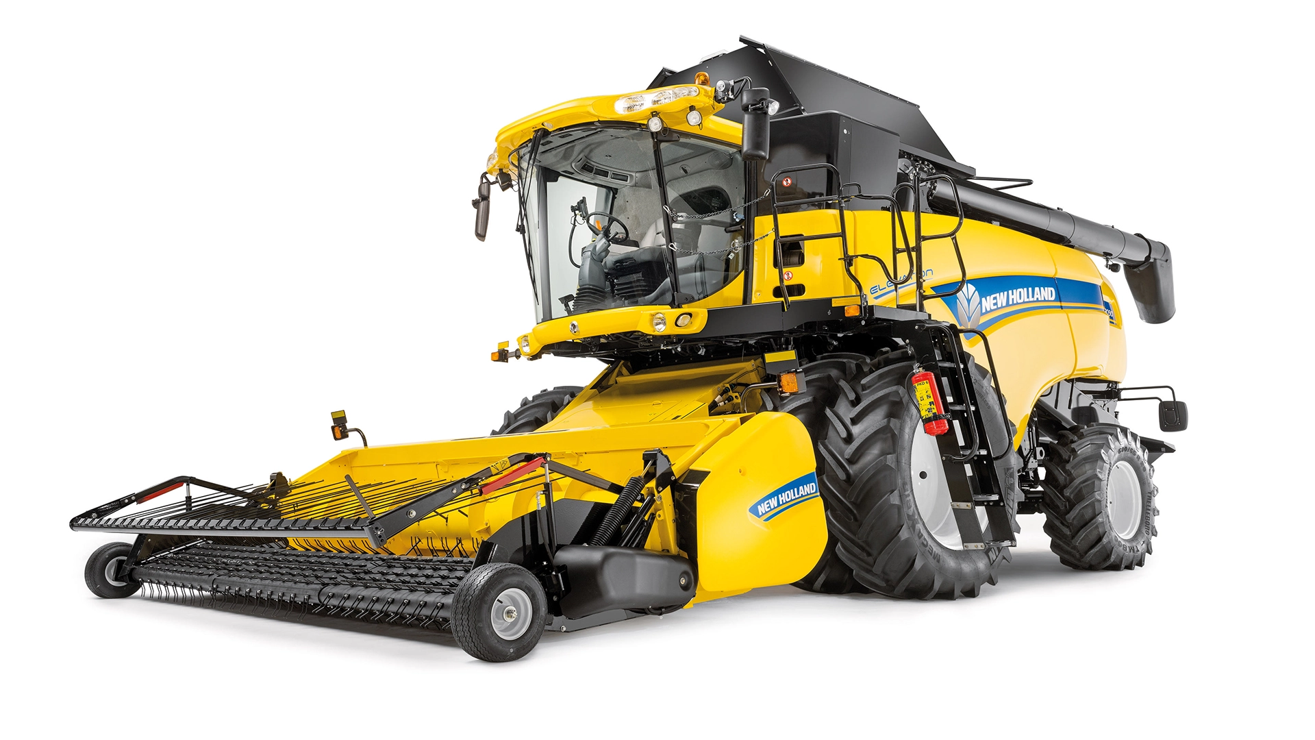 New Holland combines with Advanced Pick-Up Corn Header