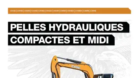 Pelles hydrauliques compactes et midi - Brochure