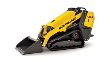 Mini track loader side view.