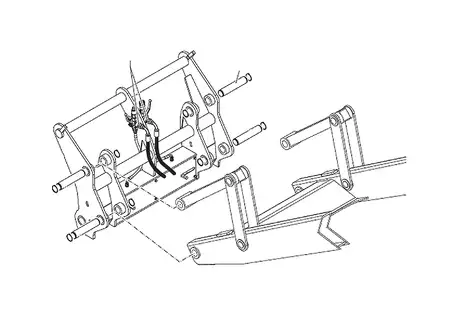 Attache rapide hydraulique avant