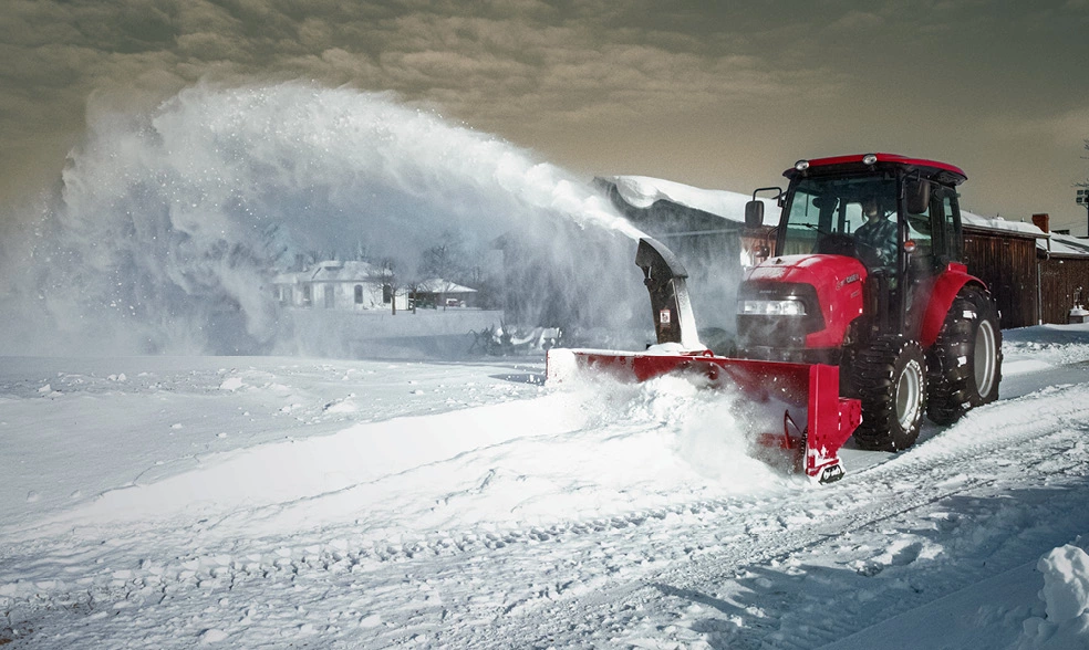 Garden tractors best sale with snow blowers