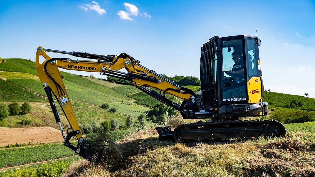 New Holland lance une nouvelle gamme de mini-pelles