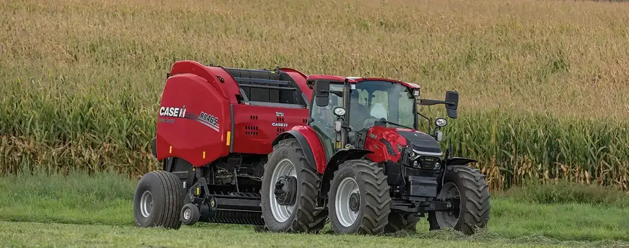 Case IH Farmall C tractor working in field