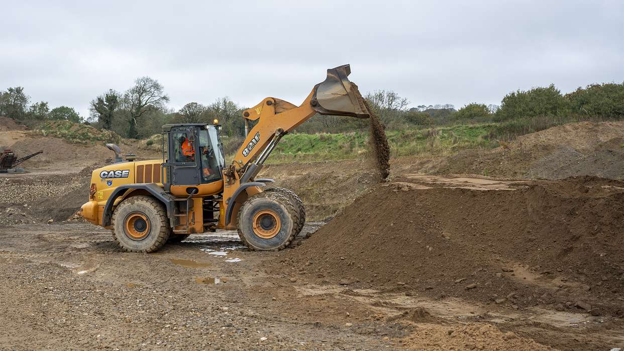  CASE in Control - New CASE CX210E-S  makes light work of heavy tasks in Welsh Quarry