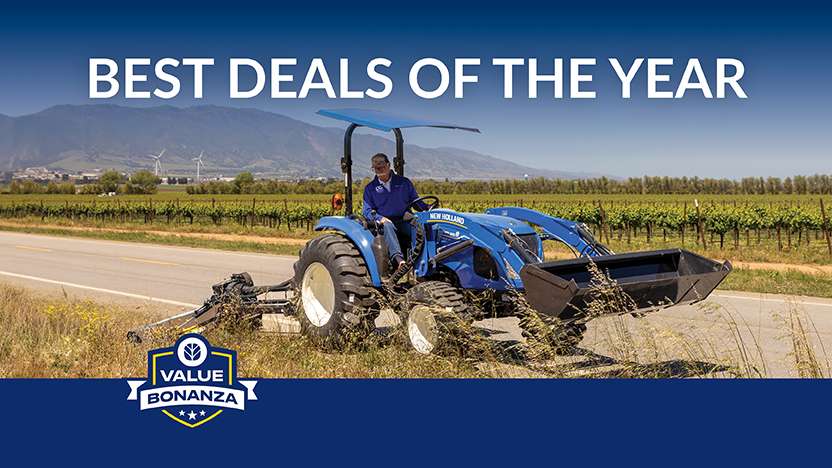 Best deals of the year on New Holland compact tractors