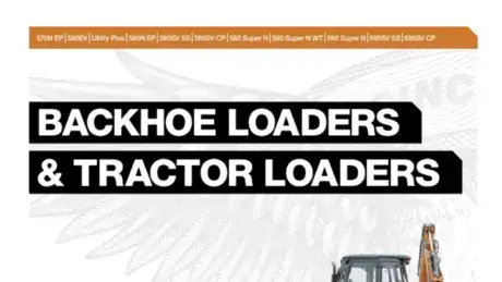 CASE Backhoe & Tractor Loaders Brochure