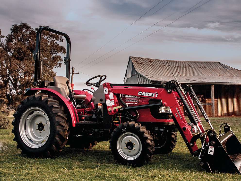 Case IH Red Set Go campaign featuring Compact Compact Farmall 35B