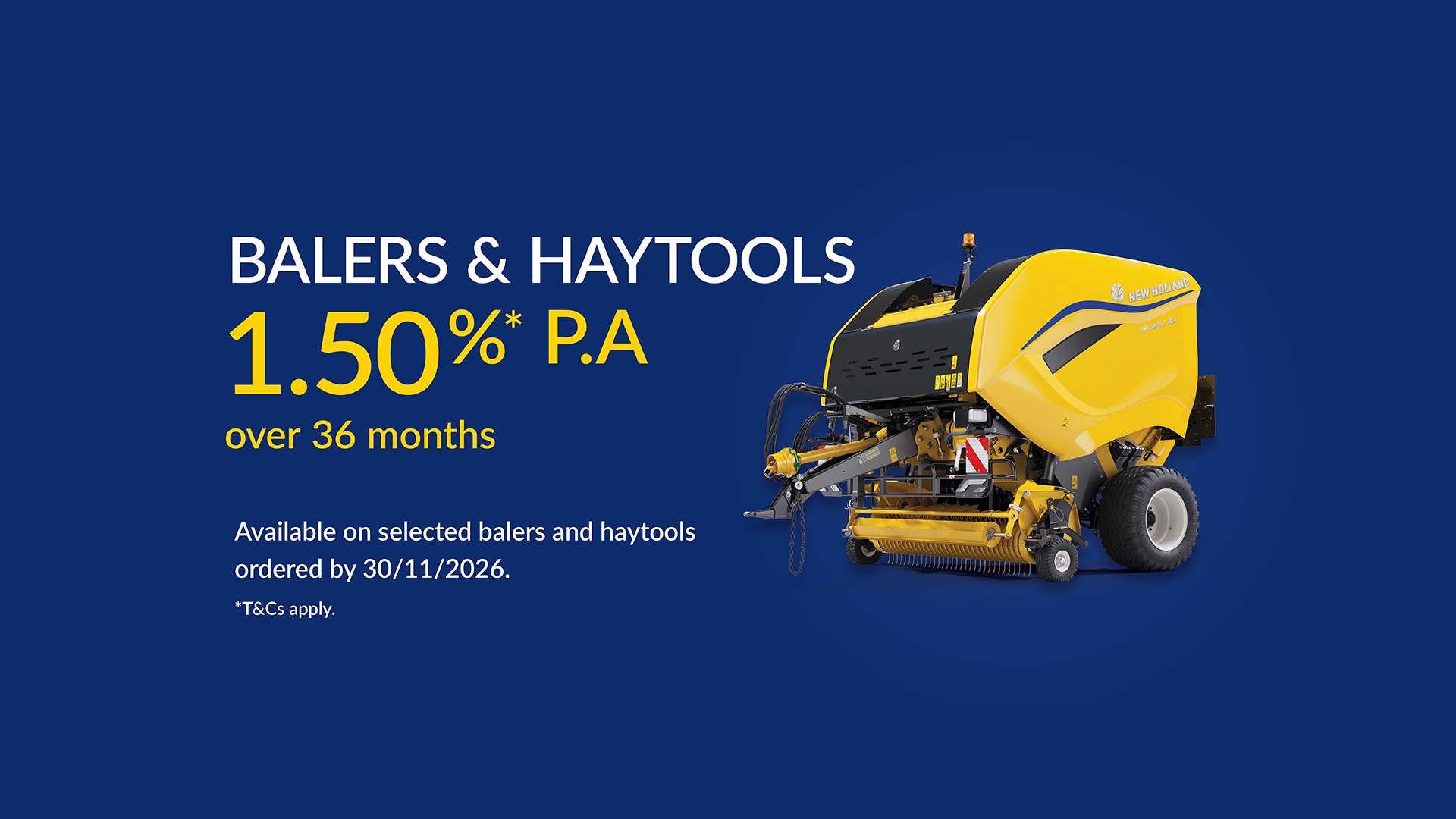 New Holland New Zealand limited time finance offer, available now