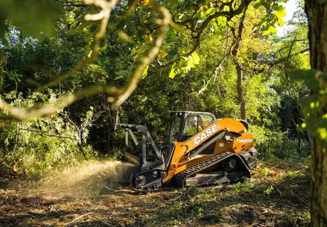 TV620B Compact Track Loader working shot