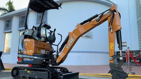 CASE Gives First Look into Expanded Mini Excavator Lineup with Battery Electric CX15 EV