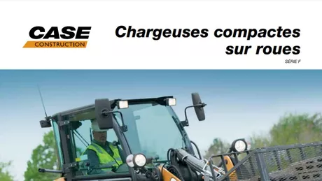 Chargeuse compacte sur pneus série F - Brochure