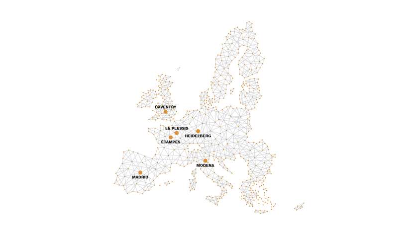 CASE Logistik 6 Lagerhäuser in ganz Europa