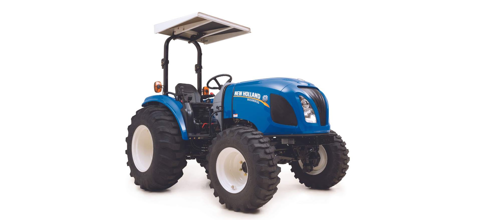 Boomer tractor with ROPS