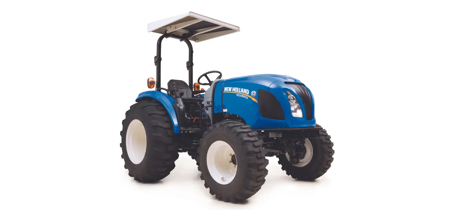 Boomer tractor with ROPS