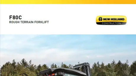 F80C Rough Terrain Forklift - Specifications