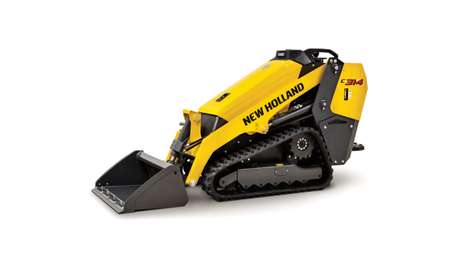 Mini track loader diagonal profile.
