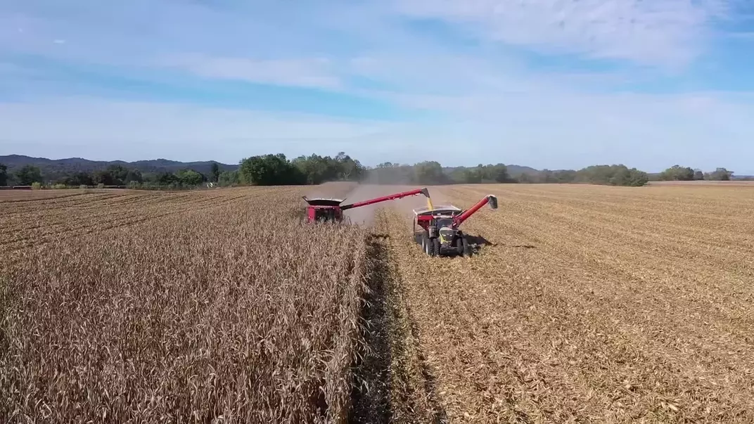 Farm-Wife-Drives-Case-IH-Combine