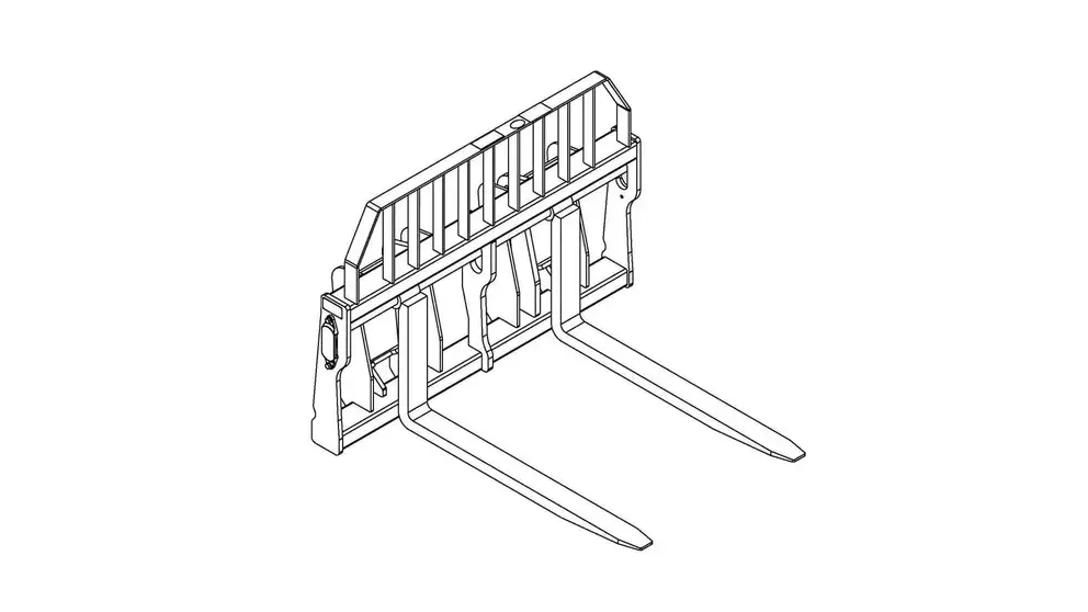 New Holland Construction CWL Pallet Fork Floating Shaft Style