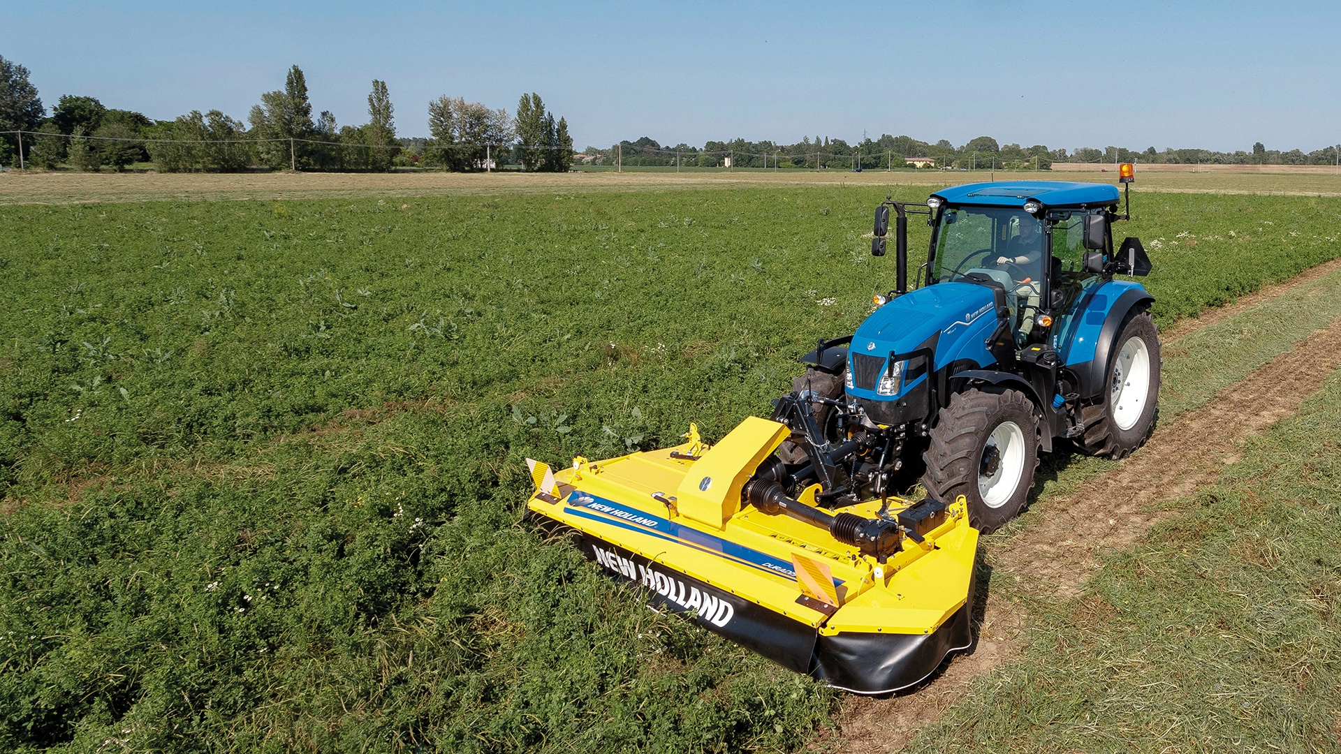 T5S Agricultural Tractor with Front Mower