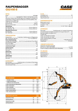 CX210E-S -  Specsheet