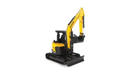 Midi excavator diagonal profile.